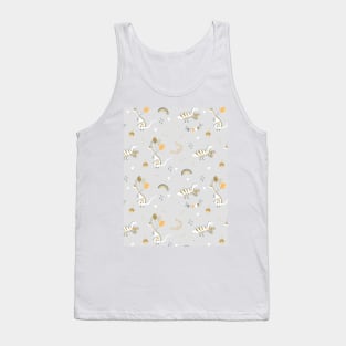 Pattern with dinosaurs Tank Top